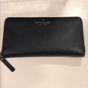 Kate Spade Black Leather Wallet